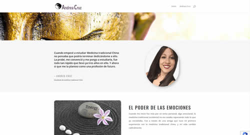 Opiniones de clientes. SiteWeb: Andrea Cruz