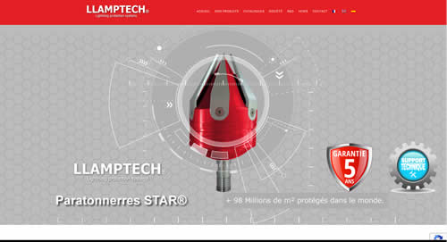 Opiniones de clientes. SiteWeb: Llamptech